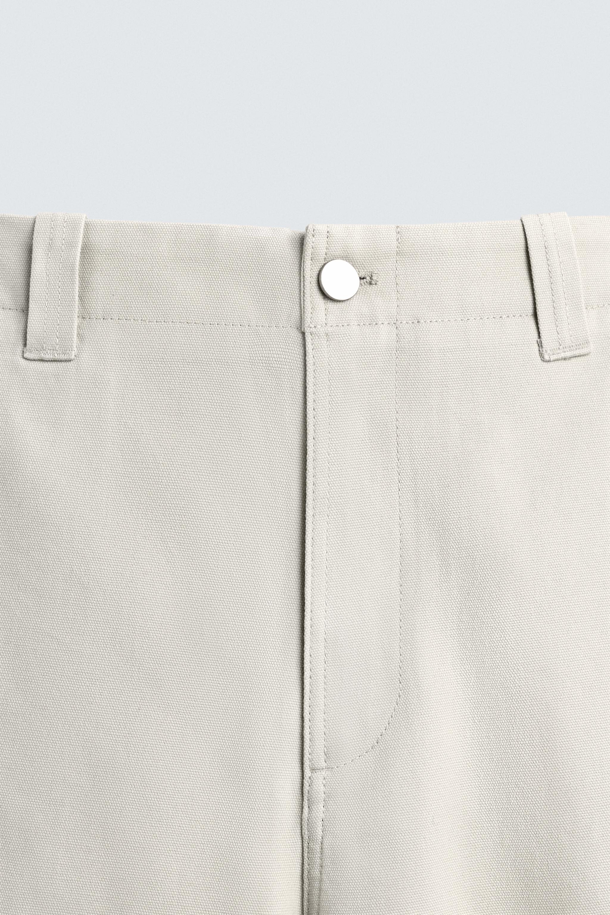 CANVAS TEXTURED PANTS